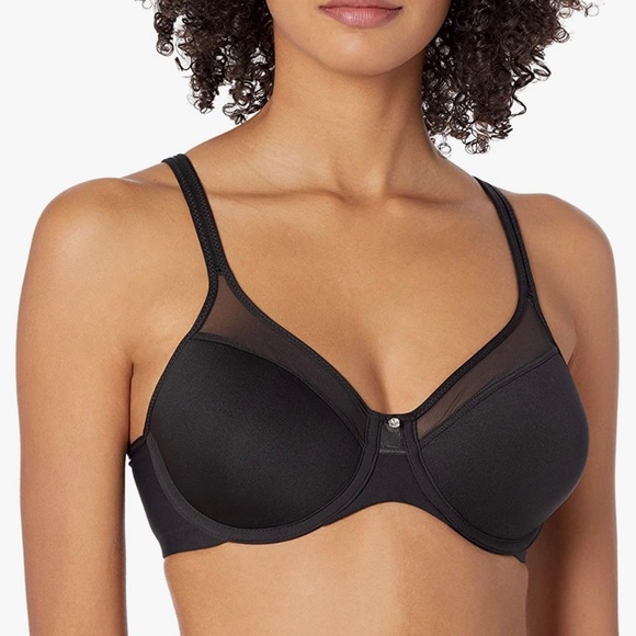 Bali Other - Bali One Smooth U Underwire Ultralight Convertible Tshirt Bra Black Size 36DD